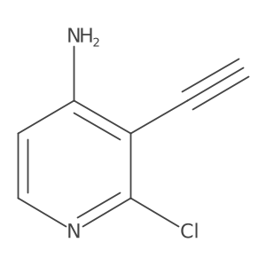 2-Chloro-3-ethynylpyridin-4-amine Structure
