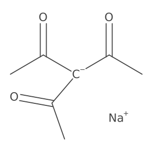 Sodium, (1,1-diacetyl-2-oxopropyl)- Structure