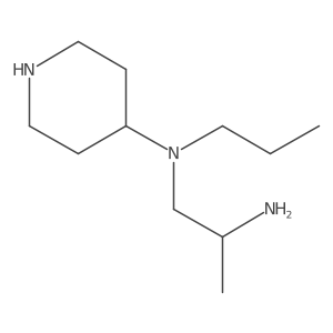 N-(2-aminopropyl)-N-propylpiperidin-4-amine结构式