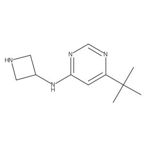 N-(azetidin-3-yl)-6-tert-butylpyrimidin-4-amine Structure