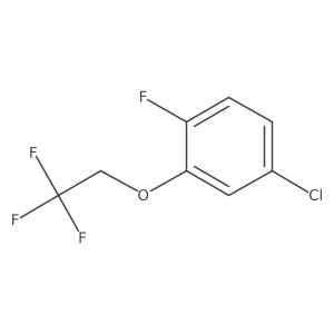 4-Chloro-1-fluoro-2-(2,2,2-trifluoroethoxy)benzene Structure