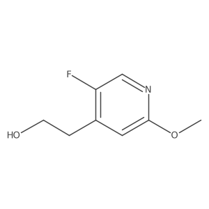 2-(5-Fluoro-2-methoxypyridin-4-yl)ethan-1-ol Structure