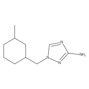 1-[(3-methylcyclohexyl)methyl]-1H-1,2,4-triazol-3-amine Structure