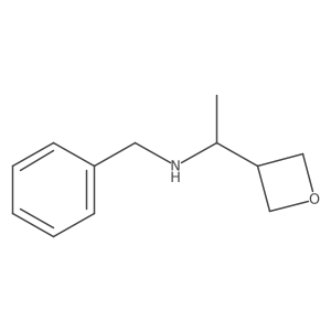 N-Benzyl-1-(oxetan-3-YL)ethan-1-amine Structure
