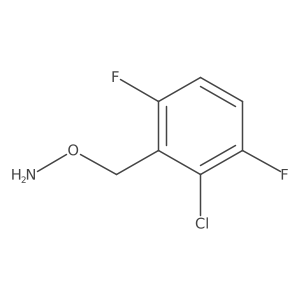 O-[(2-chloro-3,6-difluorophenyl)methyl]hydroxylamine Structure
