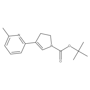 Tert-butyl 2,3-dihydro-4-(6-methylpyridin-2-yl)pyrrole-1-carboxylate Structure