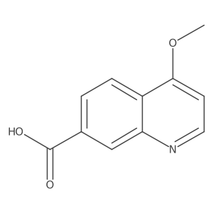 4-Methoxyquinoline-7-carboxylic acid结构式