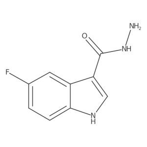 5-Fluoro-1h-indole-3-carbohydrazide Structure