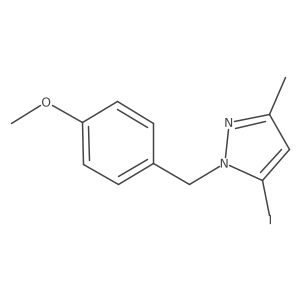 5-Iodo-1-[(4-methoxyphenyl)methyl]-3-methyl-1h-pyrazole Structure