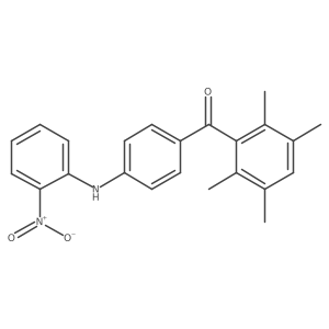 [4-[(2-Nitrophenyl)amino]phenyl](2,3,5,6-tetramethylphenyl)methanone Structure