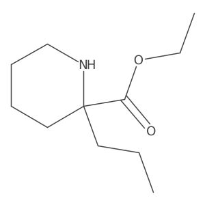 Ethyl 2-propylpiperidine-2-carboxylate Structure