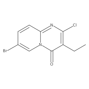 7-bromo-2-chloro-3-ethyl-4H-pyrido[1,2-a]pyrimidin-4-one结构式