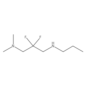 [3-(Dimethylamino)-2,2-difluoropropyl](propyl)amine Structure