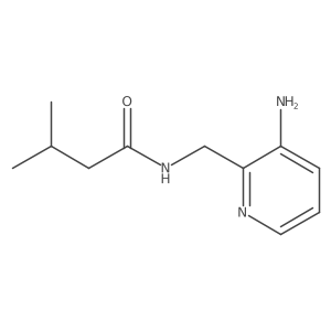 N-[(3-aminopyridin-2-yl)methyl]-3-methylbutanamide Structure