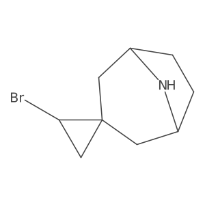 3'-Bromo-8-azaspiro[bicyclo[3.2.1]octane-3,1'-cyclopropane]结构式