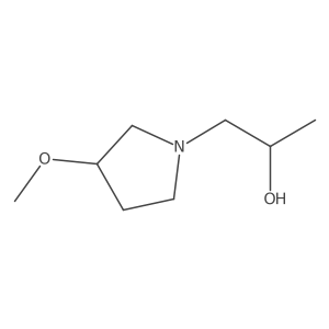 (R)-1-((S)-3-Methoxypyrrolidin-1-yl)propan-2-ol Structure