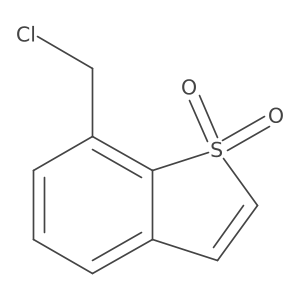 7-(Chloromethyl)-1lambda6-benzothiophene-1,1-dione Structure