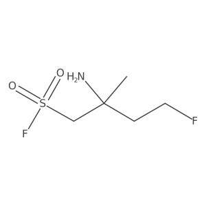 2-Amino-4-fluoro-2-methylbutane-1-sulfonyl fluoride结构式