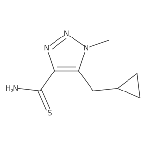 5-(cyclopropylmethyl)-1-methyl-1H-1,2,3-triazole-4-carbothioamide Structure