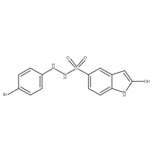 N'-(4-Bromophenyl)-2-hydroxy-1H-indole-5-sulfonohydrazide Structure