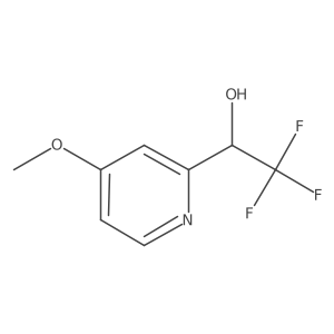 (1R)-2,2,2-trifluoro-1-(4-methoxypyridin-2-yl)ethan-1-ol Structure