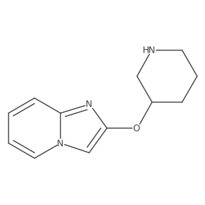 3-{Imidazo[1,2-a]pyridin-2-yloxy}piperidine Structure