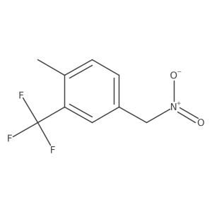 1-Methyl-4-(nitromethyl)-2-(trifluoromethyl)benzene结构式