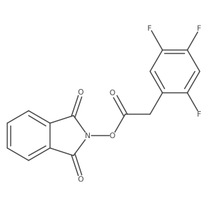 1,3-dioxo-2,3-dihydro-1H-isoindol-2-yl 2-(2,4,5-trifluorophenyl)acetate Structure