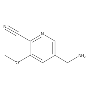 5-(Aminomethyl)-3-methoxypicolinonitrile Structure