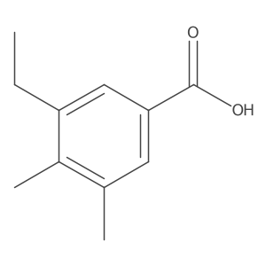 3-Ethyl-4,5-dimethylbenzoic acid Structure