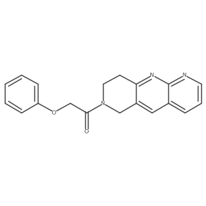 2-phenoxy-1-{6H,7H,8H,9H-pyrido[2,3-b]1,6-naphthyridin-7-yl}ethan-1-one Structure