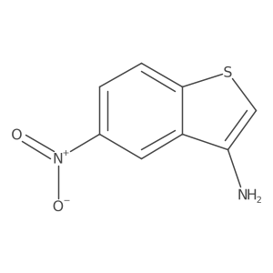 5-Nitrobenzo[b]thiophen-3-amine结构式