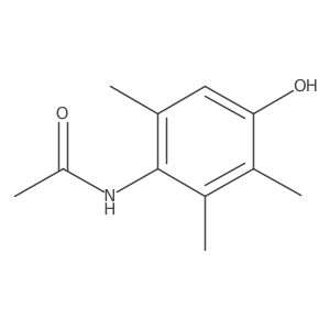 4-Acetylamino-2,3,5-trimethylphenol Structure