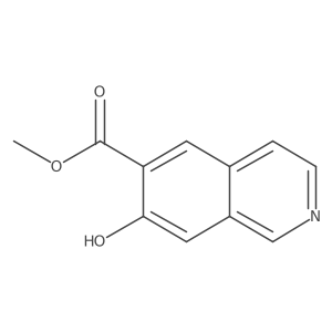 Methyl 7-hydroxy-6-isoquinolinecarboxylate结构式