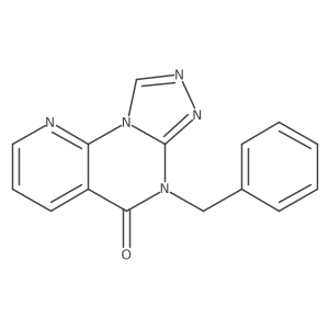 Pyrido[3,2-e][1,2,4]triazolo[4,3-a]pyrimidin-5(6H)-one, 6-(phenylmethyl)-结构式