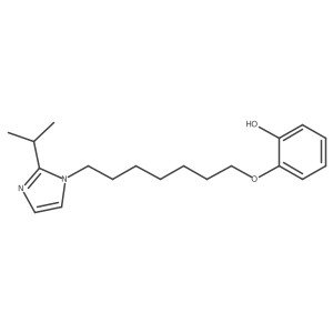 2-[[7-[2-(1-Methylethyl)-1h-imidazol-1-yl]heptyl]oxy]phenol结构式