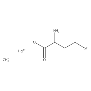 Mercury 2-amino-4-sulfanylbutanoate methanide (1/1/1)结构式
