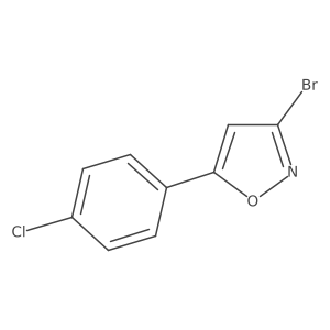 3-Bromo-5-(4-chlorophenyl)isoxazole Structure
