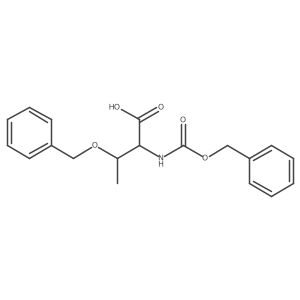 N-[(Phenylmethoxy)carbonyl]-O-(phenylmethyl)-D-threonine Structure