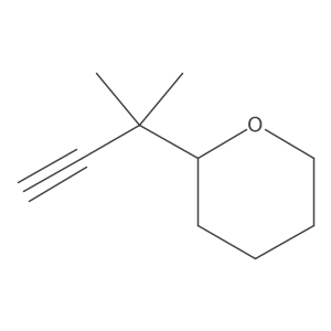 2-(2-Methylbut-3-yn-2-yl)oxane Structure