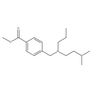 Methyl 4-(((2-(dimethylamino)ethyl)(propyl)amino)methyl)benzoate Structure