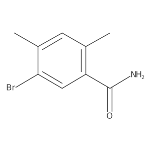 5-Bromo-2,4-dimethylbenzamide结构式