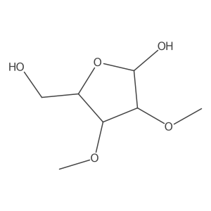2,3-Di-O-methyl-alpha-L-arabinofuranose结构式