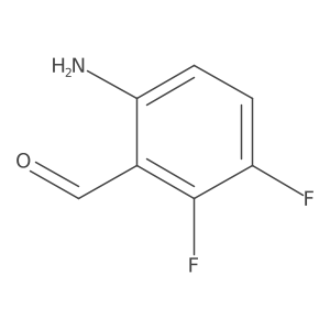 6-Amino-2,3-difluorobenzaldehyde Structure