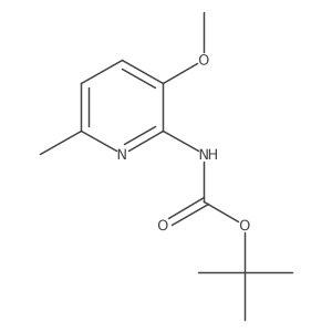 Tert-butyl (3-methoxy-6-methylpyridin-2-yl)carbamate Structure