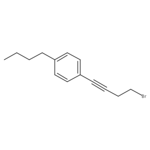 1-(4-Bromo-but-1-ynyl)-4-butyl-benzene Structure