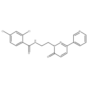 2,4-dichloro-N-(2-(6-oxo-3-(pyridin-3-yl)pyridazin-1(6H)-yl)ethyl)benzamide Structure