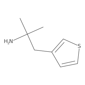 2-Methyl-1-(thiophen-3-yl)propan-2-amine Structure
