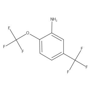 2-(Trifluoromethoxy)-5-(trifluoromethyl)aniline Structure