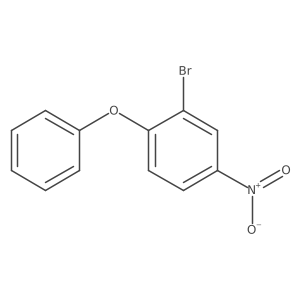 2-Bromo-4-nitro-1-phenoxybenzene Structure